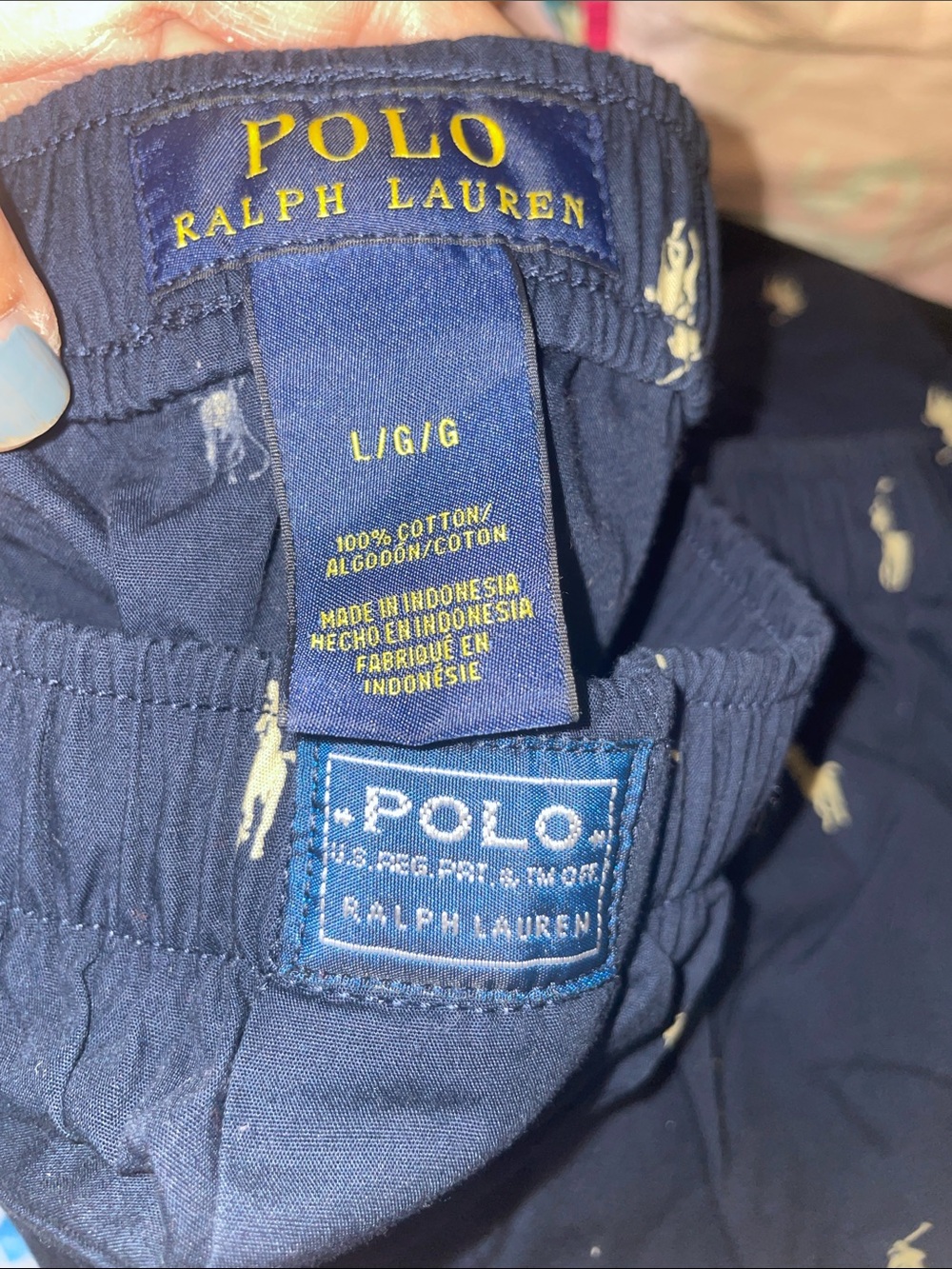 Polo Ralph Lauren pony pajama set